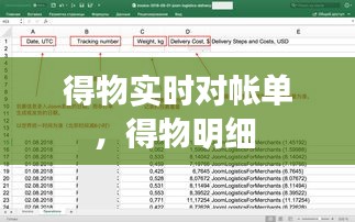 得物实时对帐单，得物明细 
