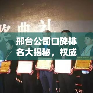 邢台公司口碑排名大揭秘，权威解析，排名背后的真相！