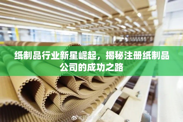 纸制品行业新星崛起,揭秘注册纸制品公司的成功之路